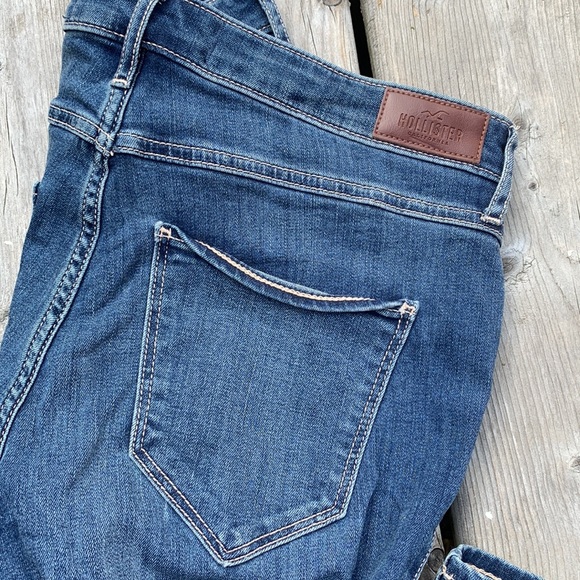 Hollister Lace Up Jeans High Rise Super Skinny Size 9 Waist 29 Length 26 - Picture 4 of 7